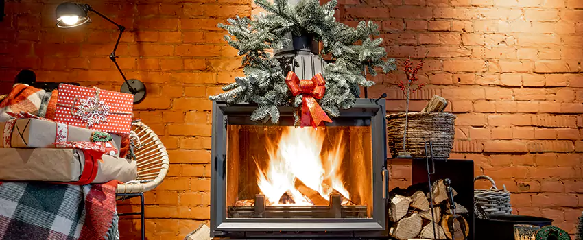 Travis Industries Linear Gas Fireplace Installation in Belle Glade, Florida